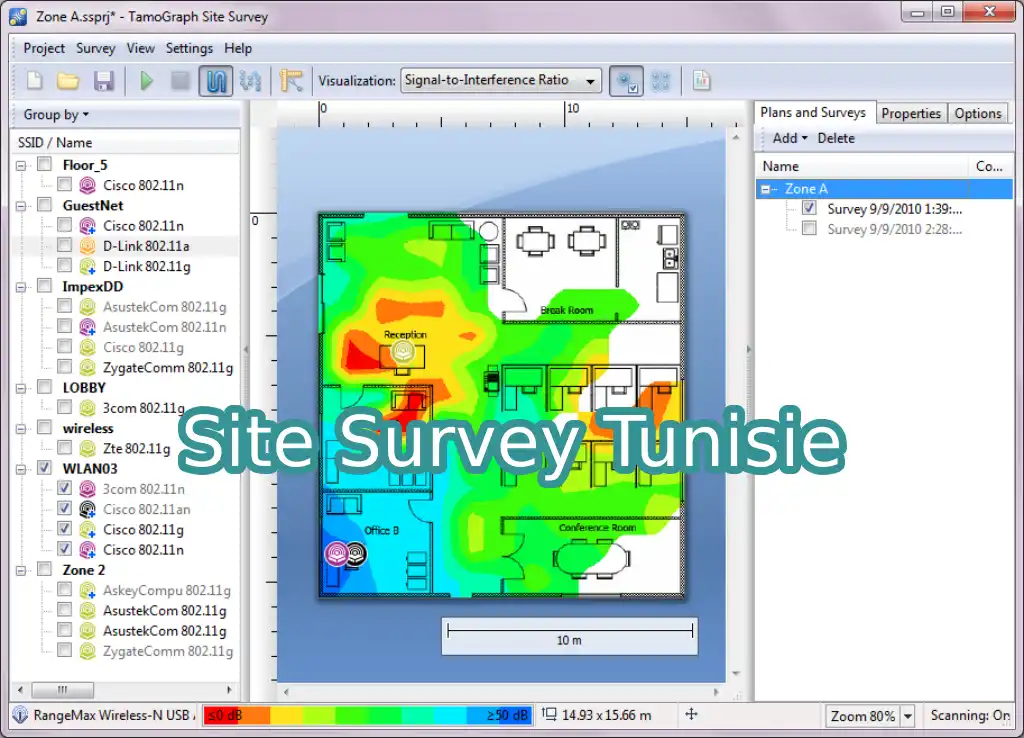 Site Survey Tunisie