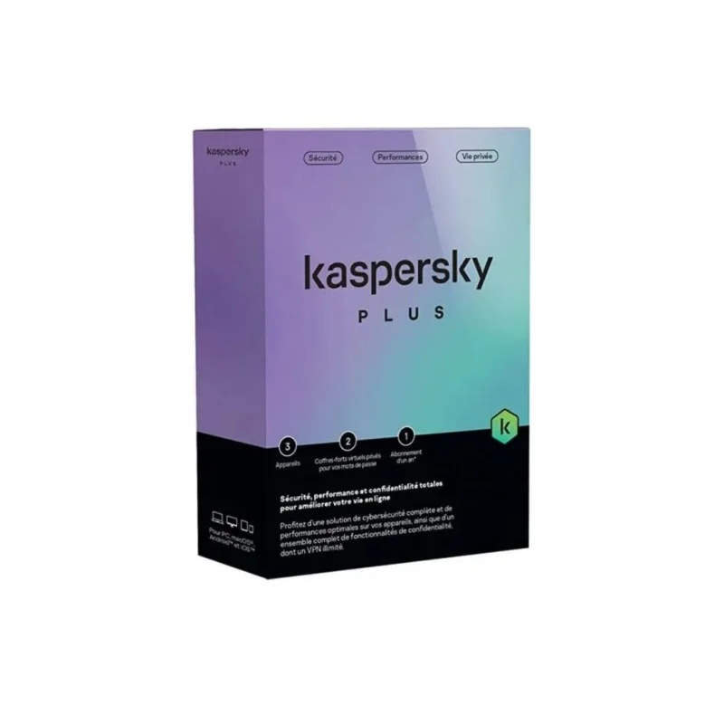 Antivirus Kaspersky Plus 3DEV 1Y-SLIM-SIERRA-BS INCLCD-MAG
