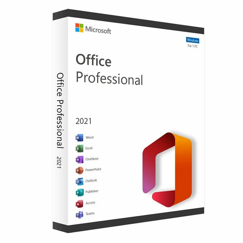 Microsoft Office Professional 2021 Windows 1 PC